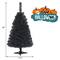 Costway 3ft. Unlit Matte Black Artificial Christmas Tree